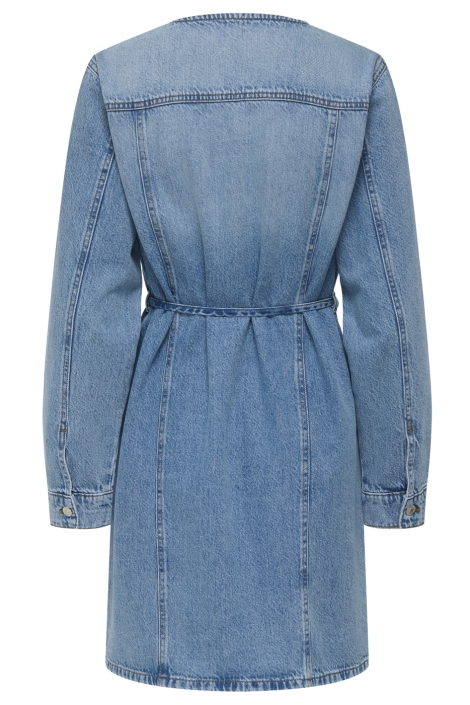 Only onlminnie no collar belt denm dress